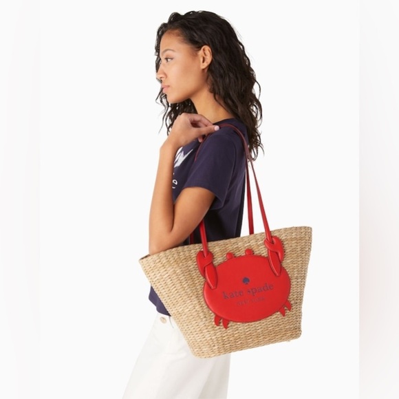 kate spade Handbags - 2 PC SET Kate Spade Pinch Me Crab Large Tote NWT with matching wallet.